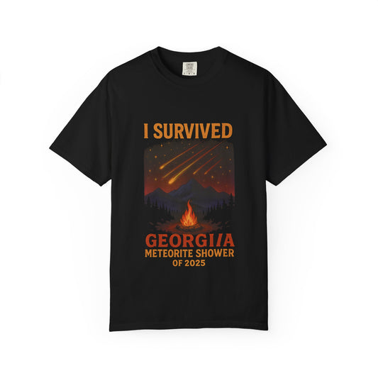 Copy of I Survived Meteor Shower T-Shirt, Unisex Tee, Georgia Shower 2025, Casual Wear, Space Lover Gift, Astronomy Apparel
